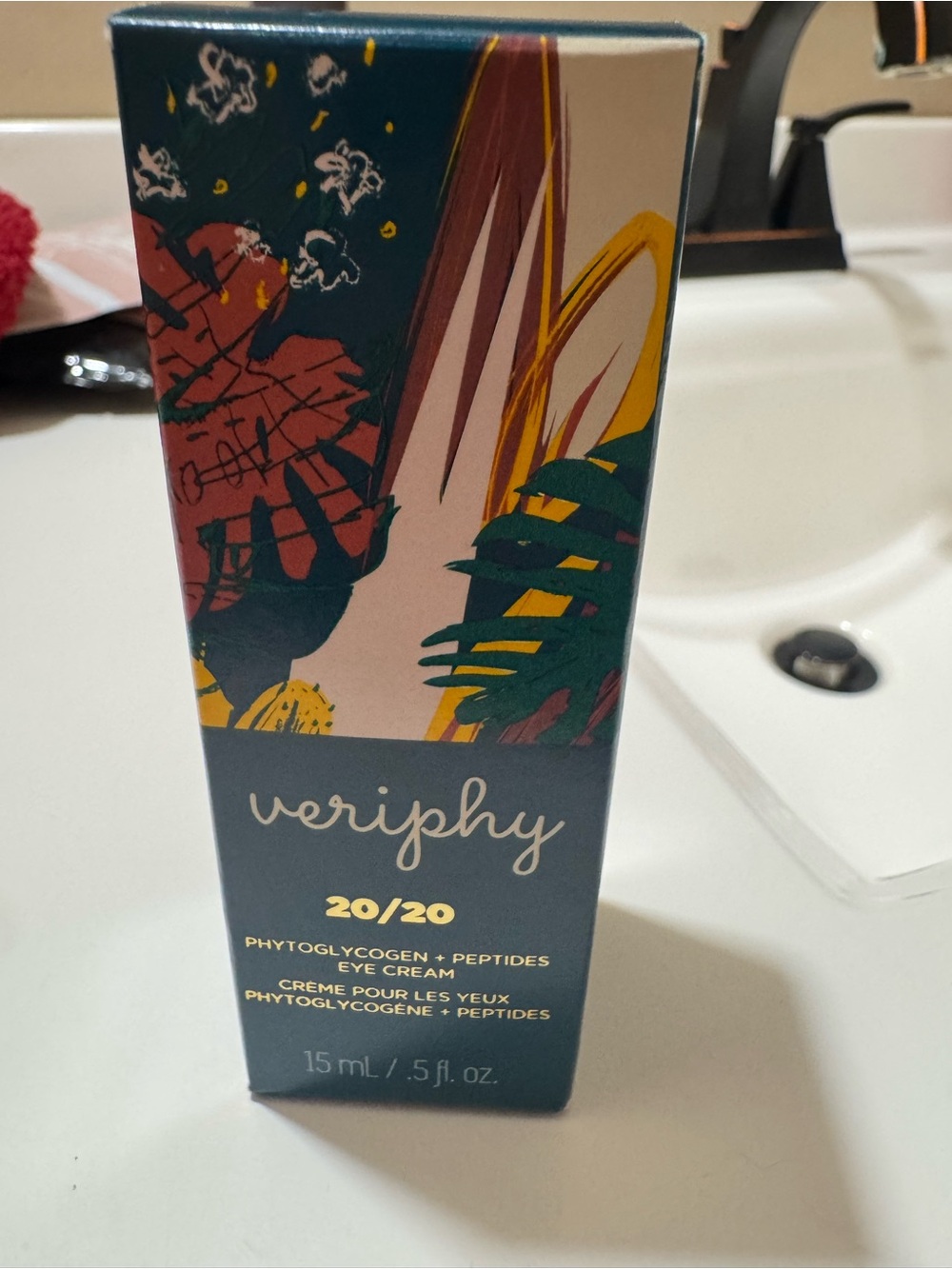 20/20 Phytoglycogen + Peptides Eye Cream — Teal Packaging